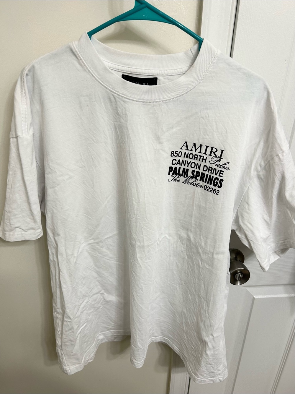 AMIRI White Palm Springs Graphic Crewneck Tee